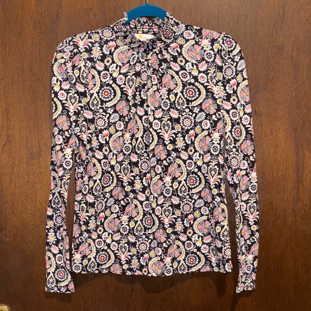 Boden Patterned Turle Neck Size 4 Size Small / Medium
